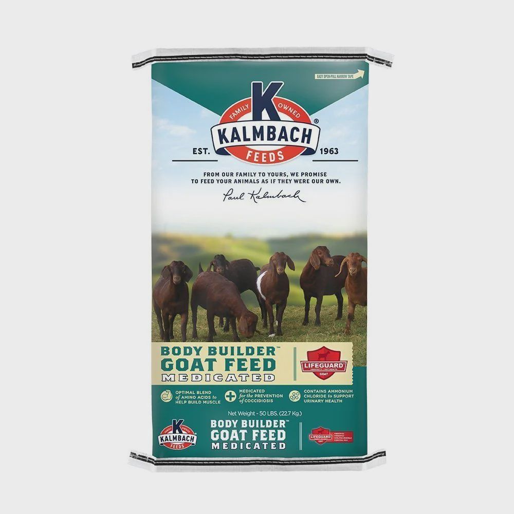 15% Body Builder Goat Feed Medicated