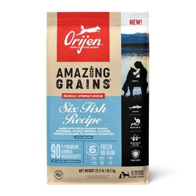 Orijen High Protein Amazing Grains Six Fish Recipe