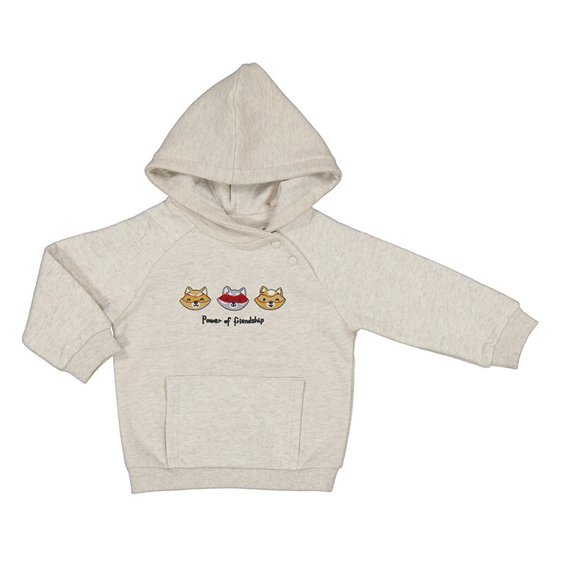 2 Pc Beige Animal Hoodie w/Pant