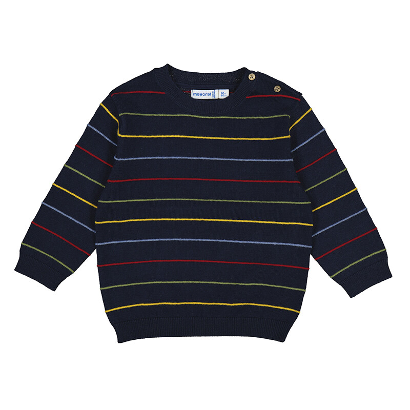  2 Pc Navy Stripe Sweater w/Jean Set