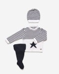 2 Pc Blue Knit w/ star