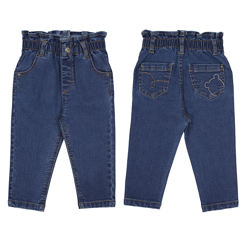 2Pc Rose Mock Neck w/Jean Pant