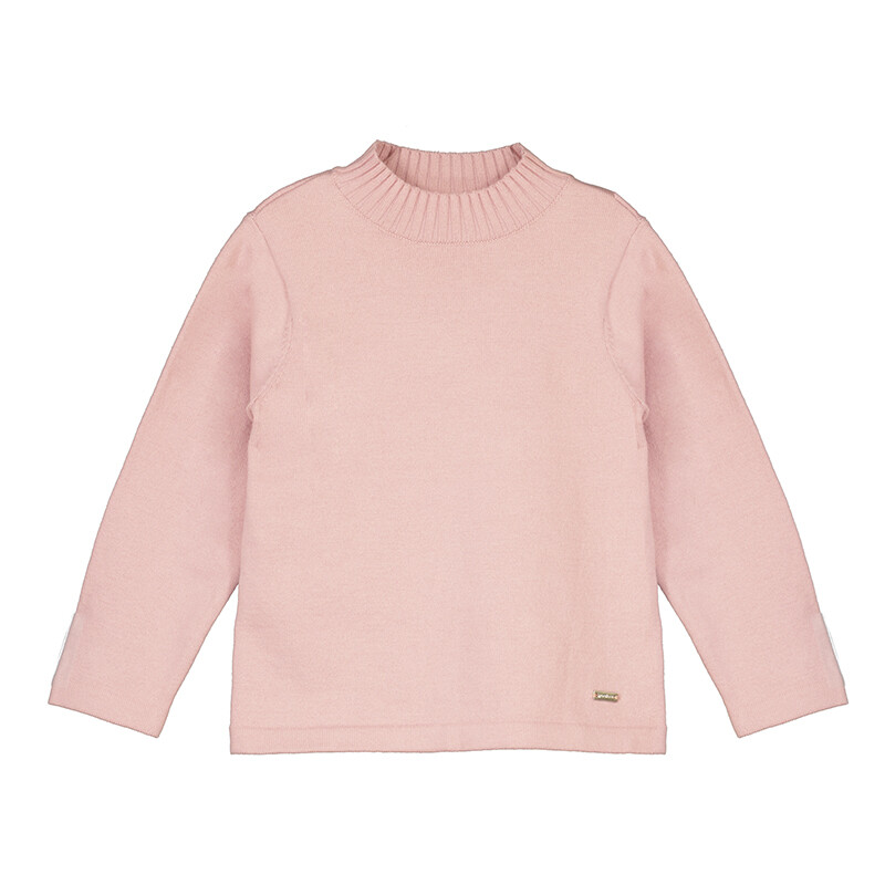 2Pc Rose Mock Neck w/Jean Pant