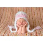Cream Princess Crocheted Baby Hat