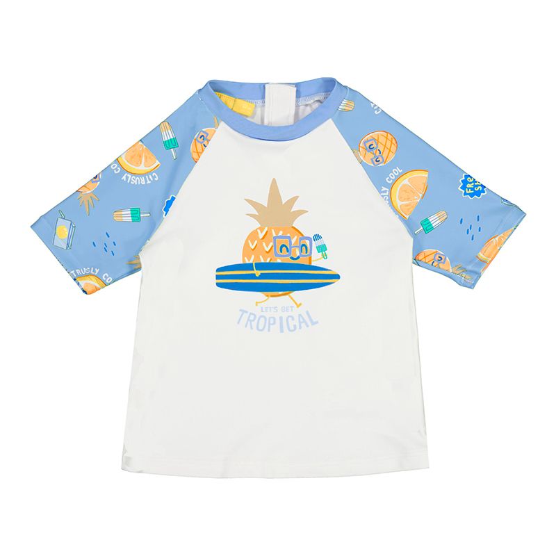 3 Pc Swim Shorts w/Rash Guard