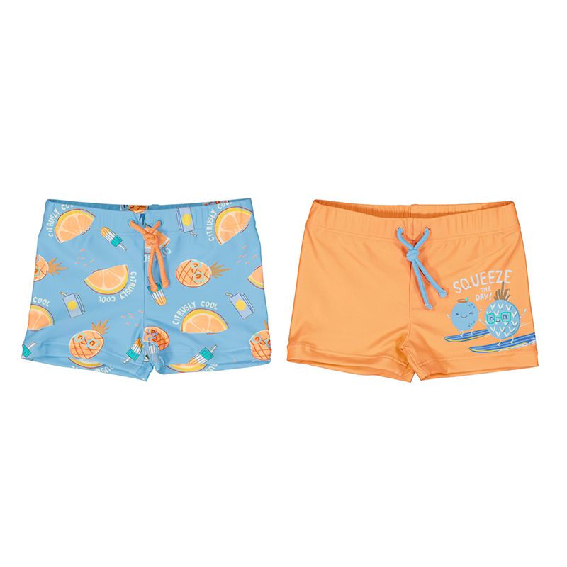 3 Pc Swim Shorts w/Rash Guard