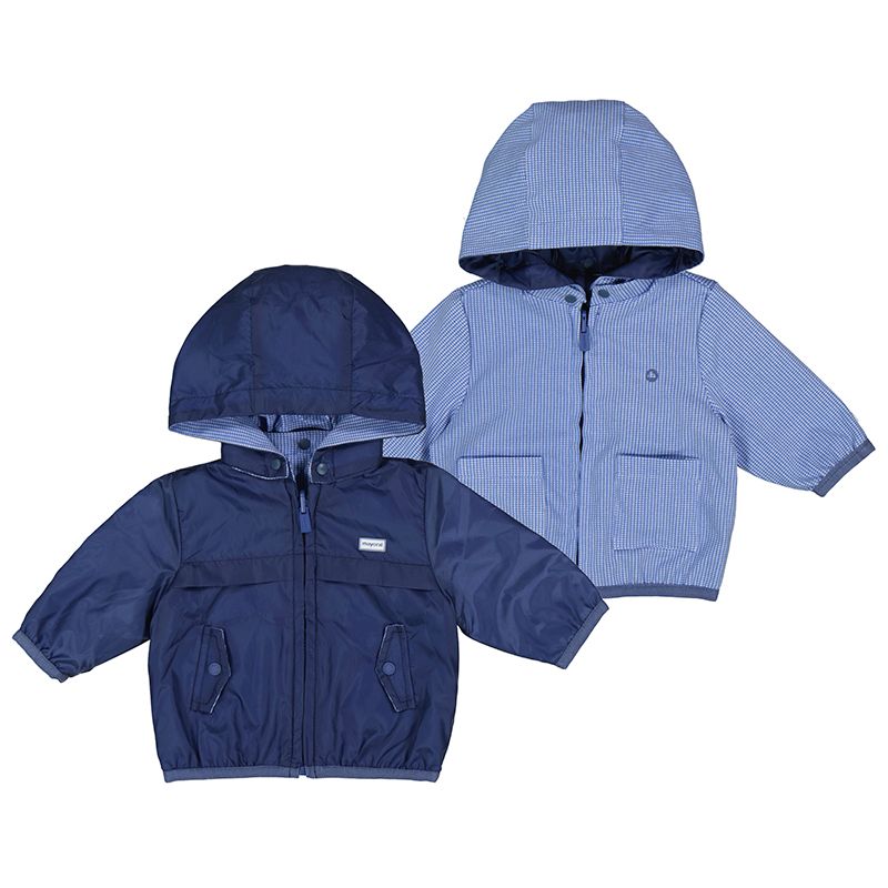 Navy Reversible Windbreaker