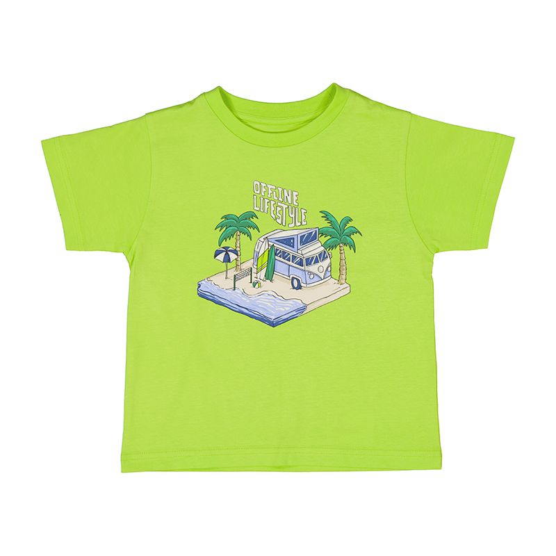 Boys 2 pc Green Top w/Short Set