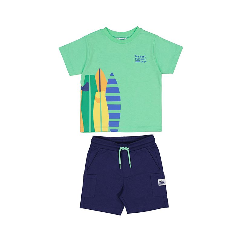 Boys 2 Pc Short Set w/ Shirt