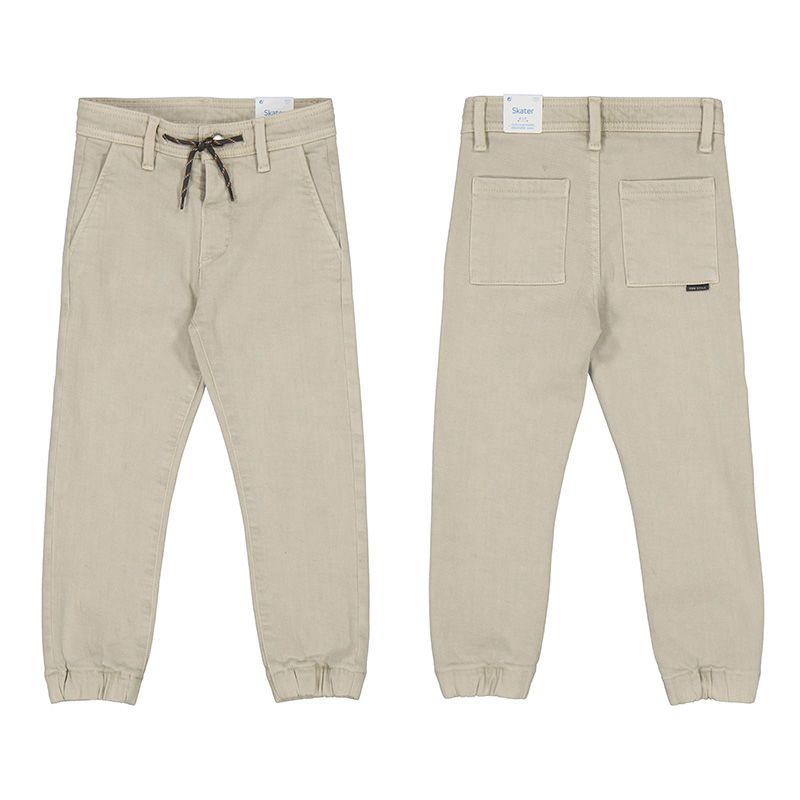 2 Pc Plaid Shirt w/ Tan Pant Set