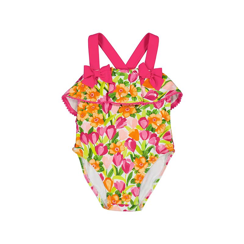 Girls Floral Swimsuit