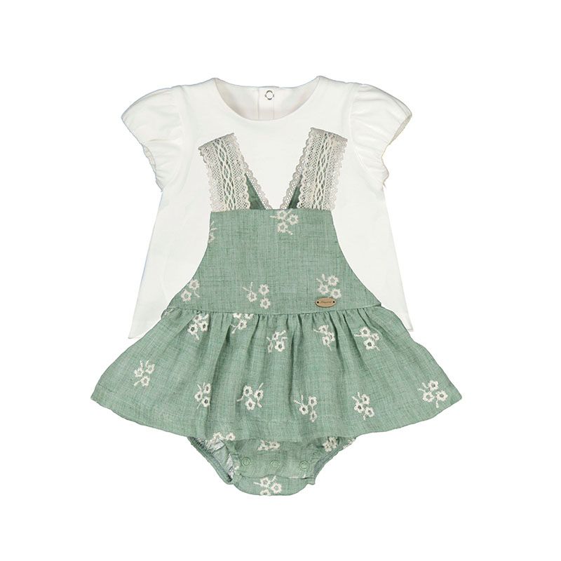 Eucalyptus Dungaree Skirt Set