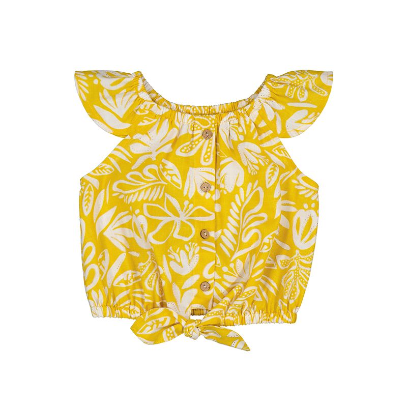 2 Pc Honey Blouse w/Twill Pant