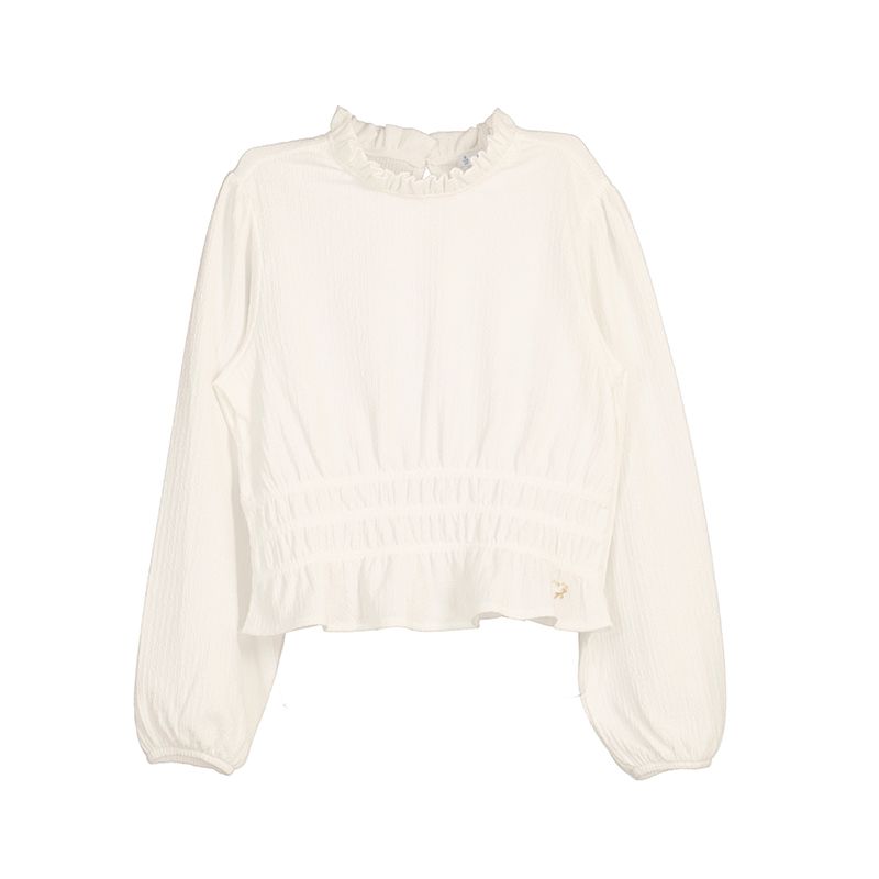 White Long Sleeve Top