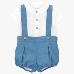 Denim 2 pc Shirt w/Bloomer Set