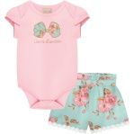 2 Pc Onesie w/Short Set