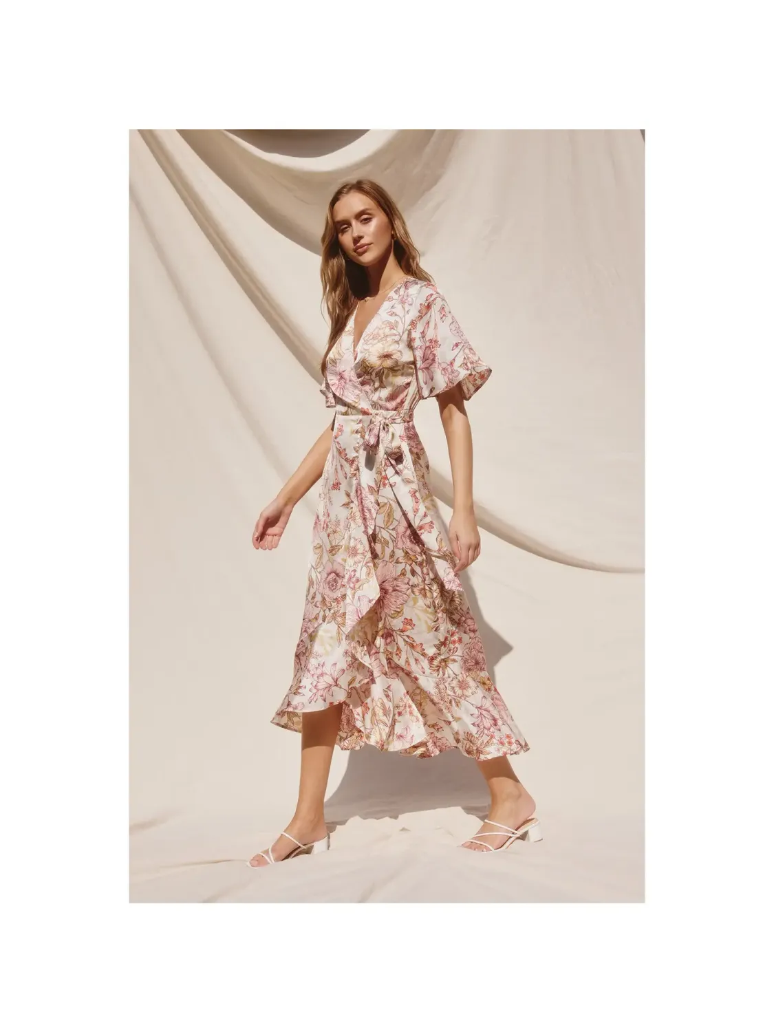 Ladies Soft Floral Dress