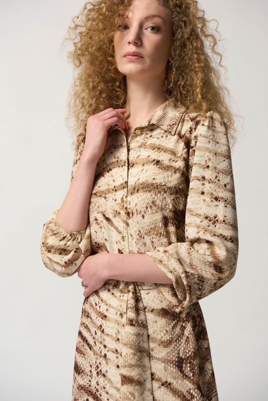 Snake Print Dress