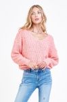 Lexi - Coral Sweater
