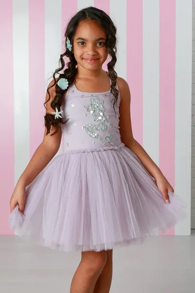 Lilac Mermaid Tutu Dress