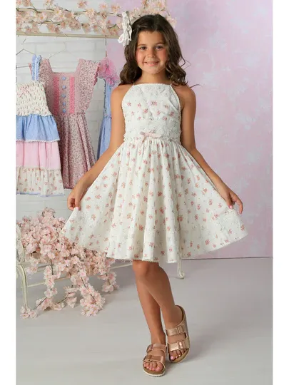 White Poppy Dress