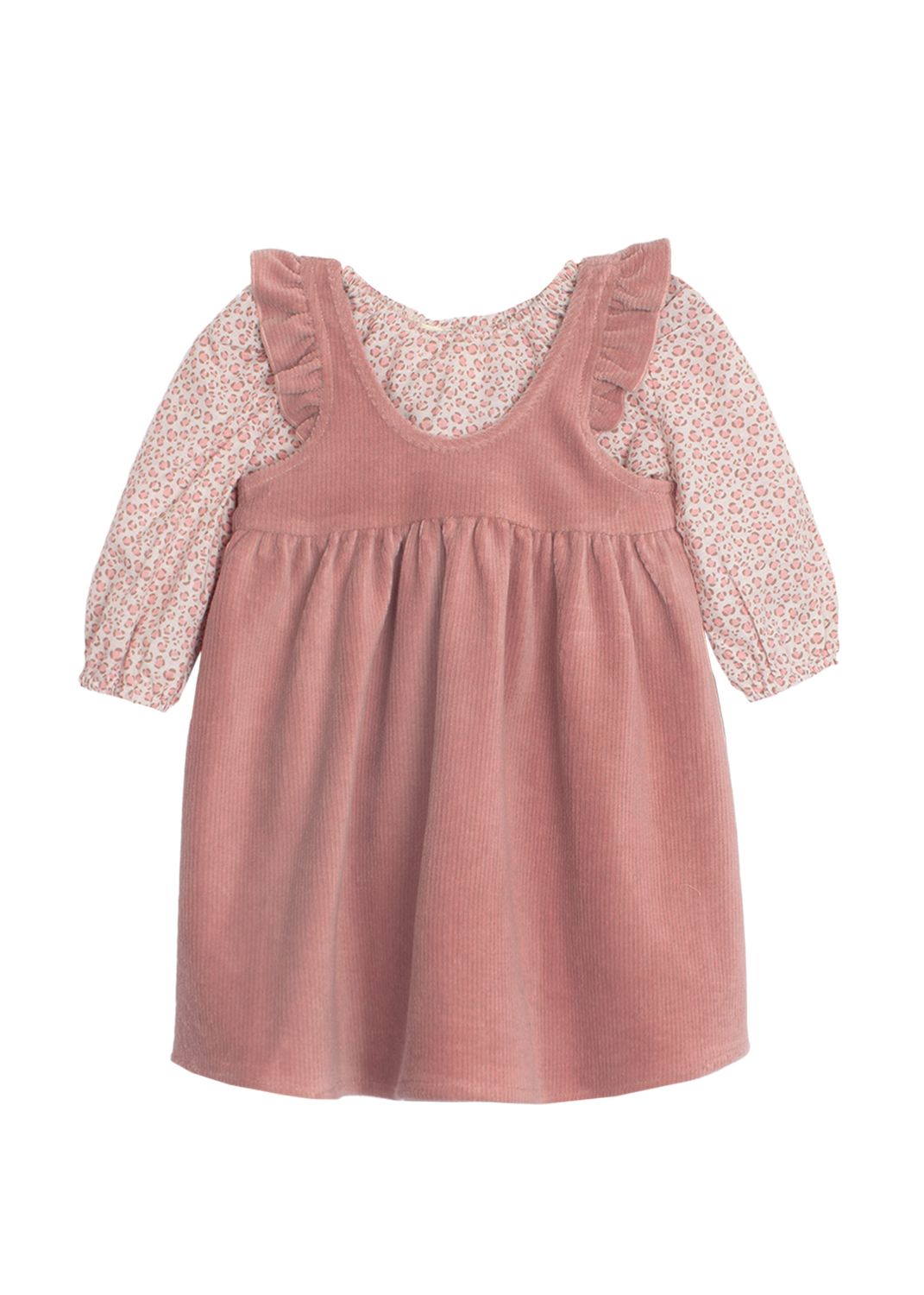 Dashing Pink Leopard w/Corduroy 2 Pc Set