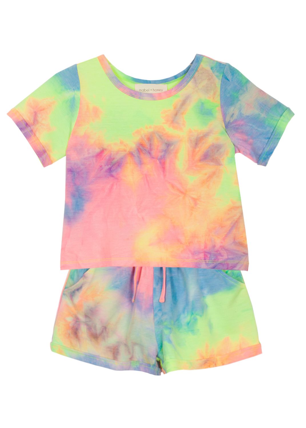 2 Pc Set All Glow No Filter Tie-Dye