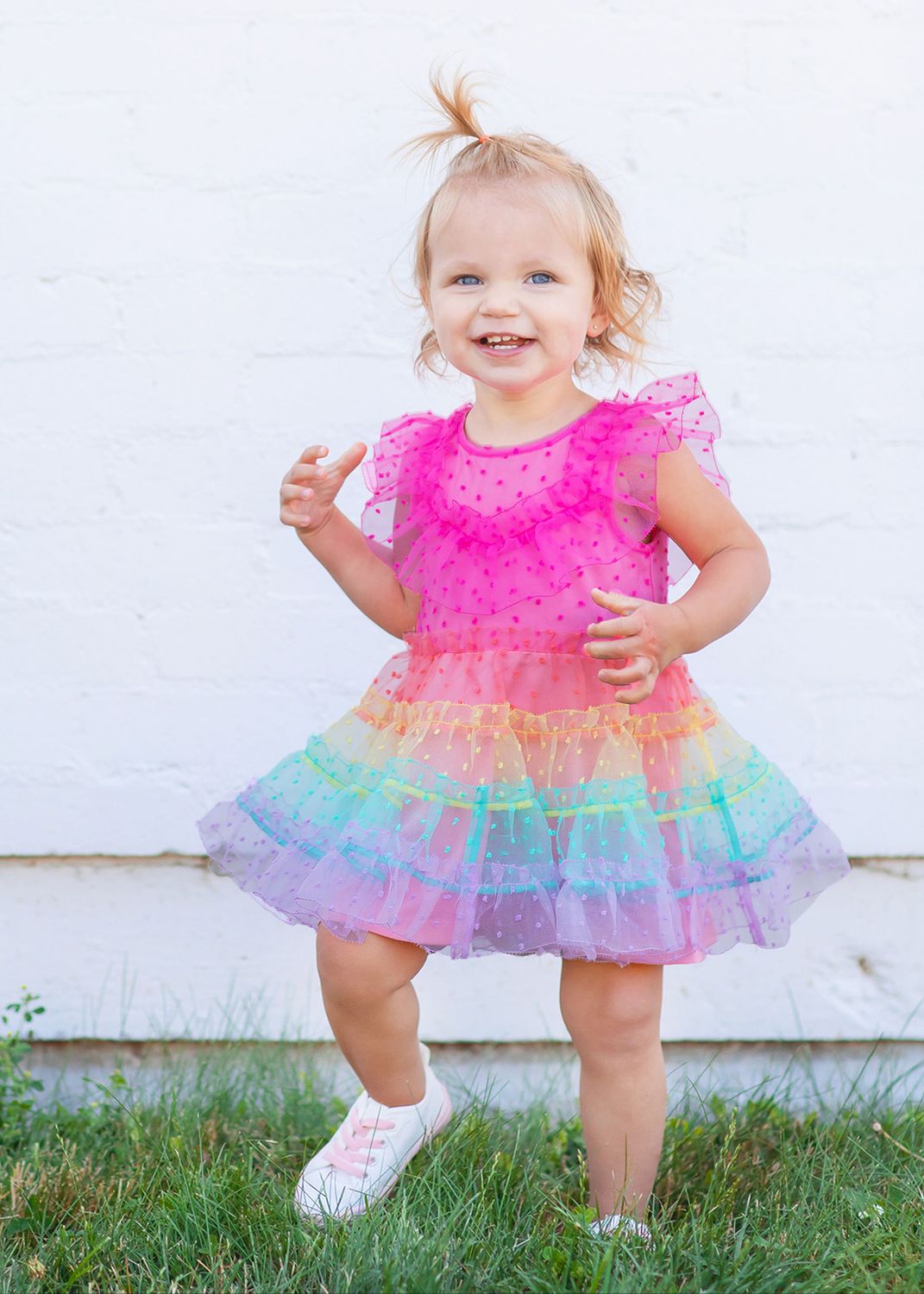   Birthday Sprinkles Dotted Dress
