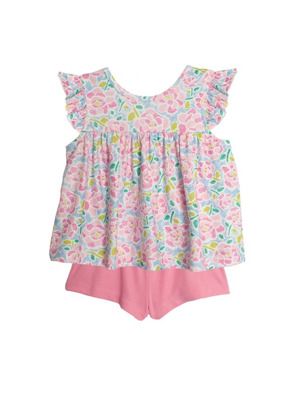 PINK SCRIBBLE 2 PC SET