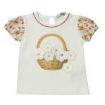 2 Pc Flower Skirt Set w/Top