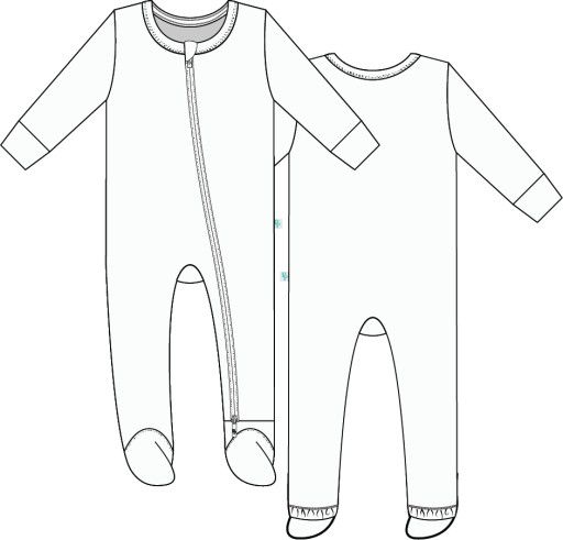 Holiday Fair Isle - Footie Zippered One Piece, Size: NB