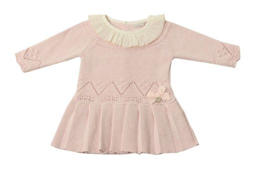 Lt Pink Knit Sweater Dress, Size: 1M