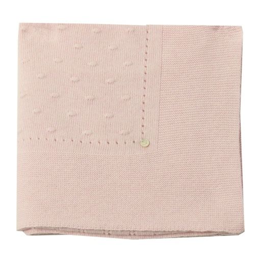 Knit Blanket , Color: light pink