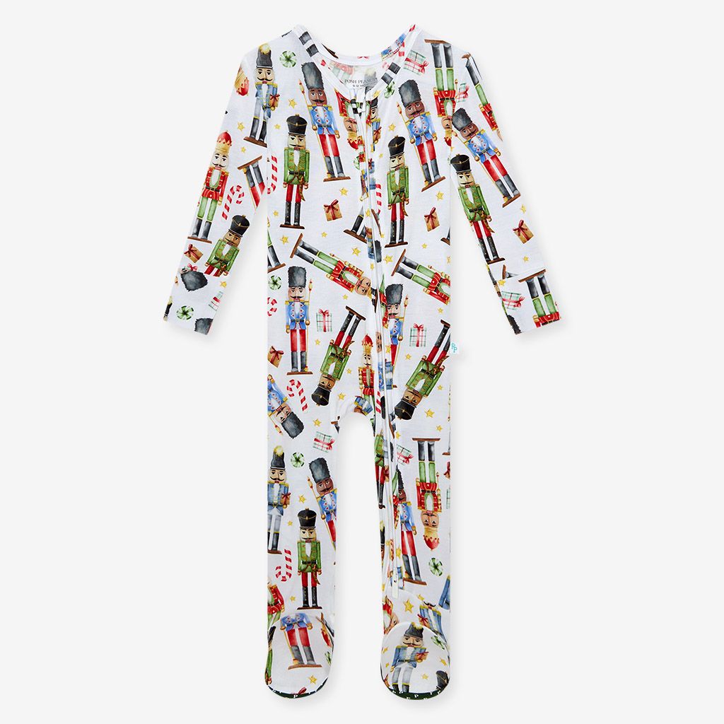 Nutcracker - Zippered Footie, Size: NB