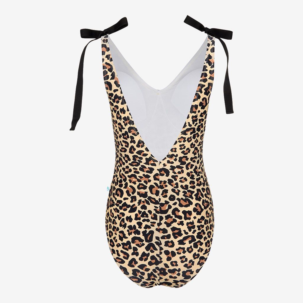 Women's One Piece Swimsuit, Color: Lana Leopard, Size: S
