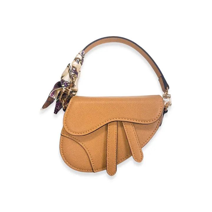 Mini Saddle Purse w/ Scarf