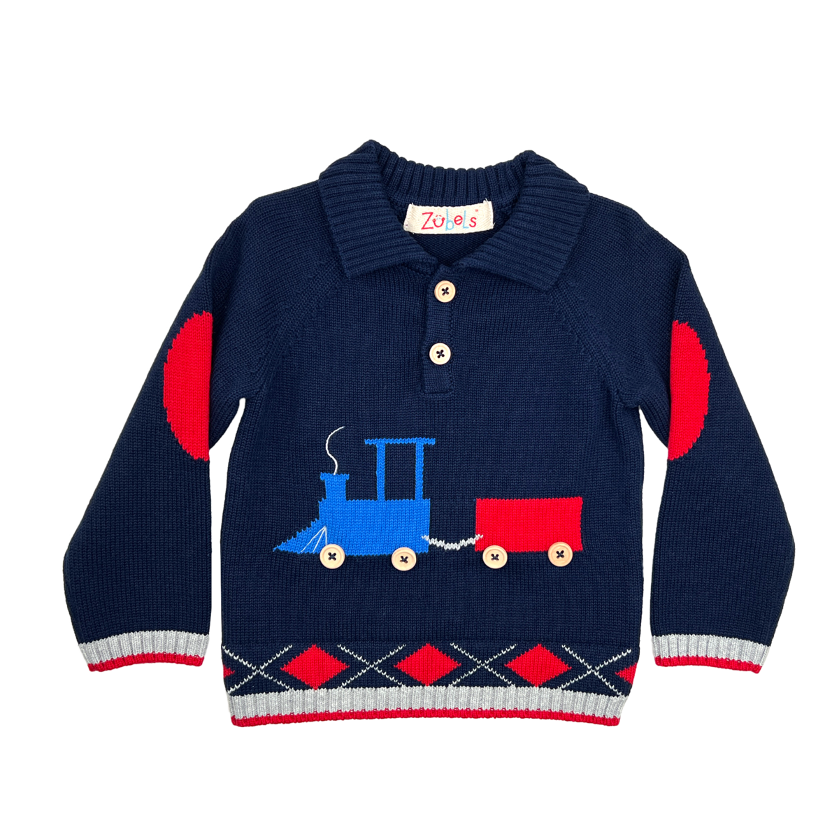 Navy Train Sweater