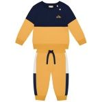 2 Pc Gold w/Navy Sweat Set