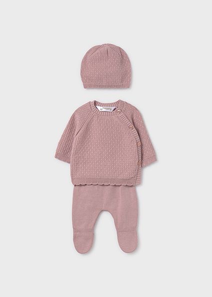 Blush 3 Pc Knit Set