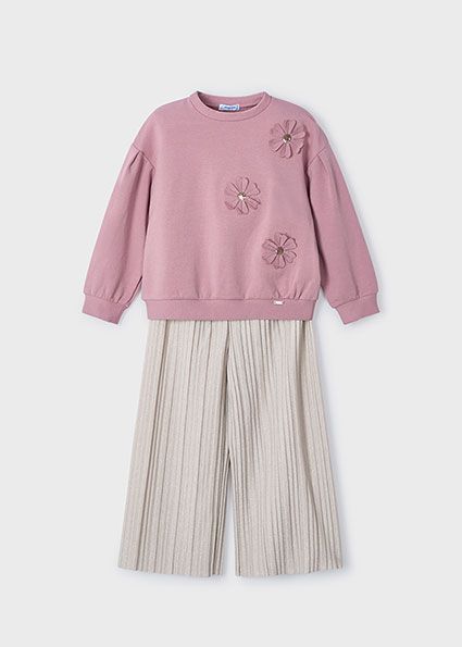 Rose 2 pc Pleated Pant Set