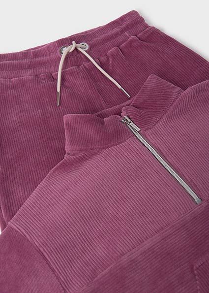 Mauve Corduroy Tracksuit