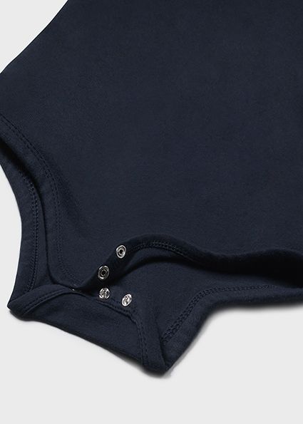 2 Pc Navy Onesie w/ Almond Lined Pants