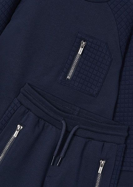 2 Pc Navy Track Set