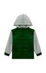 Green Jacket w/Grey Sweat Shirt Sleeve