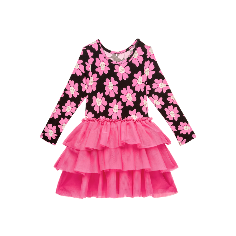 Winifred - Long Sleeve Tulle Dress
