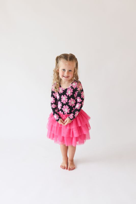 Winifred - Long Sleeve Tulle Dress