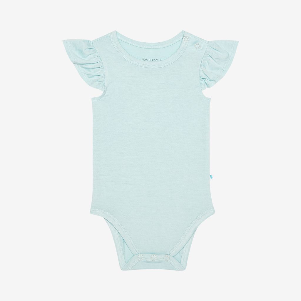 2Pc Ruffled Cap Sleeve Onesie &amp; Skort Set - Annabelle