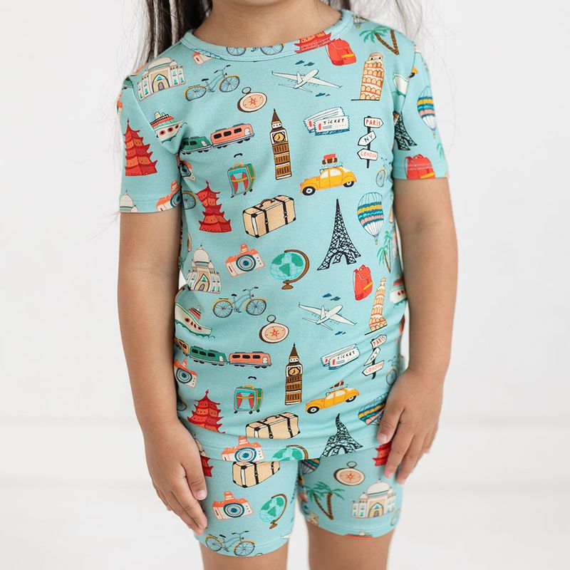 Around The World Short Sleeve /Short Set
