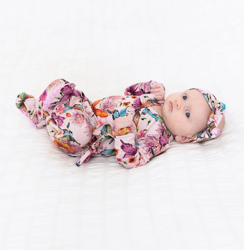Butterfly - Tie Front kimono - 0-3m