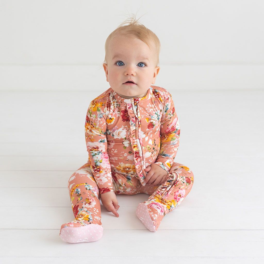 Celia Ruffled Footie